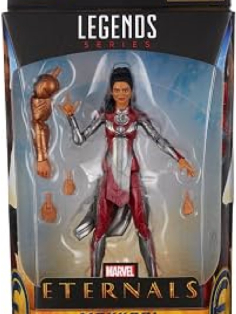 Marvel Eternals Female Action Figure - Red, Silver, Copper Accents